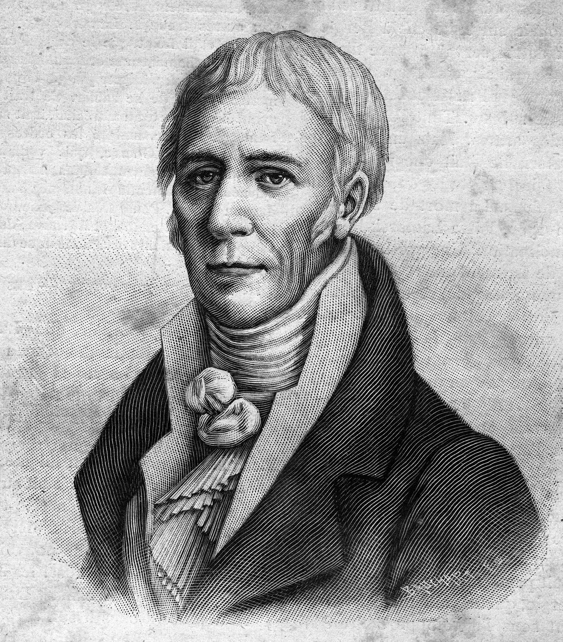 Jean Baptiste Lamarckin (1744-1829) muotokuva. - teoksessa "" Les Contemporains"", n.d. 1800-luvun lopulla. tekijältä Unknown artist