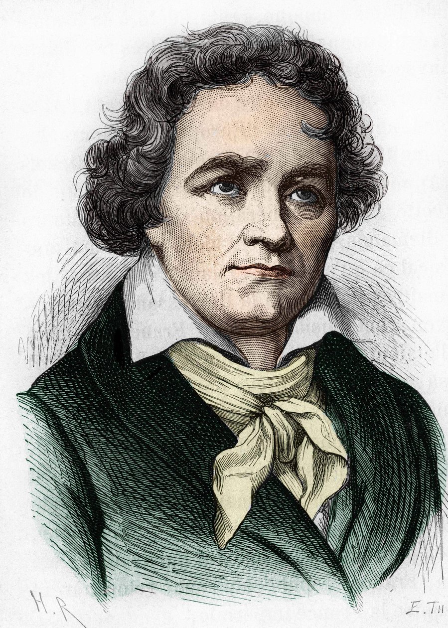 Ludwig van Beethovenin muotokuva. Saksalainen säveltäjä (1770-1827). tekijältä Unknown artist