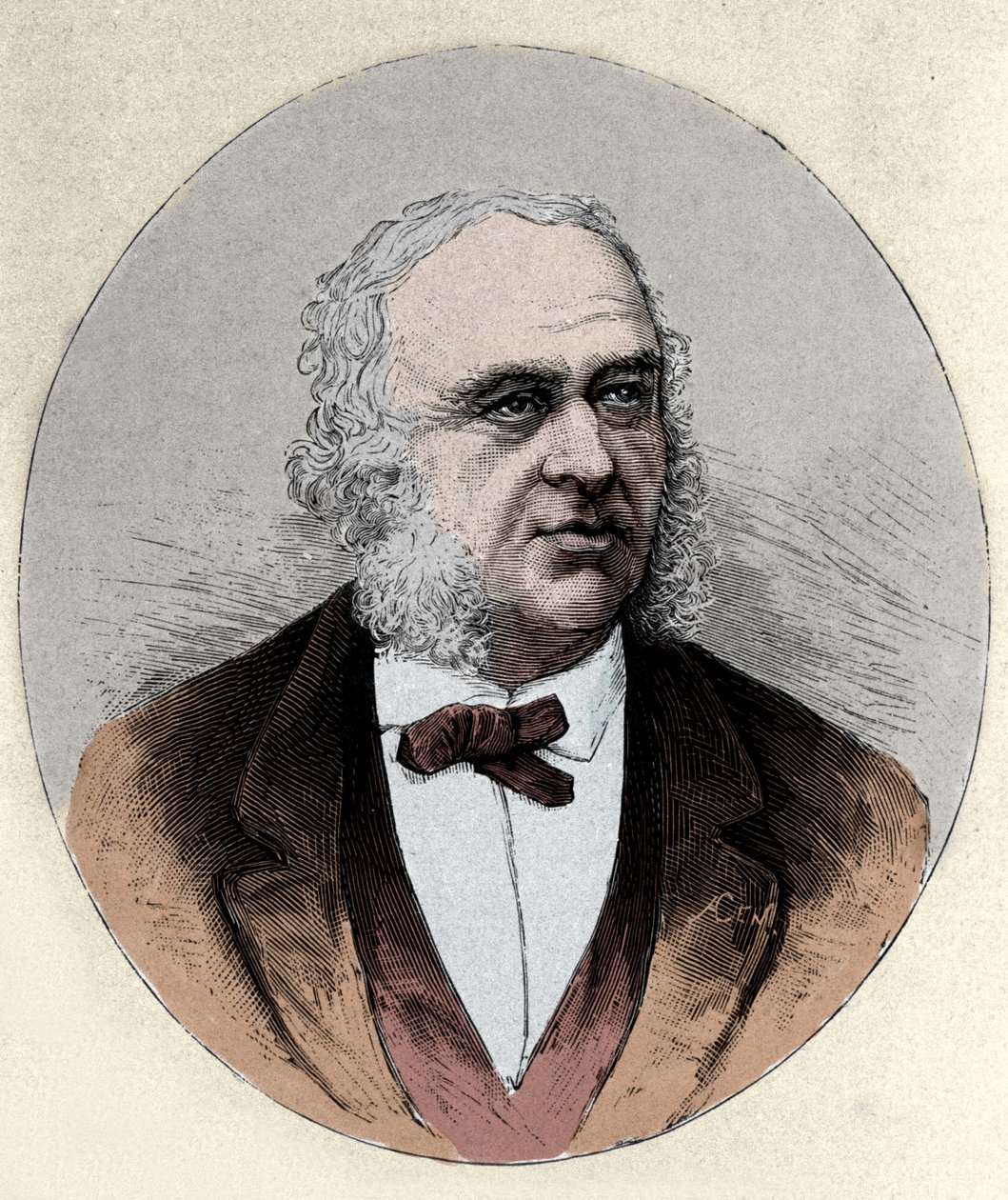 muotokuva Paul Brocasta (1824-1880), ranskalaisesta kirurgista ja antropologista. tekijältä Unknown artist