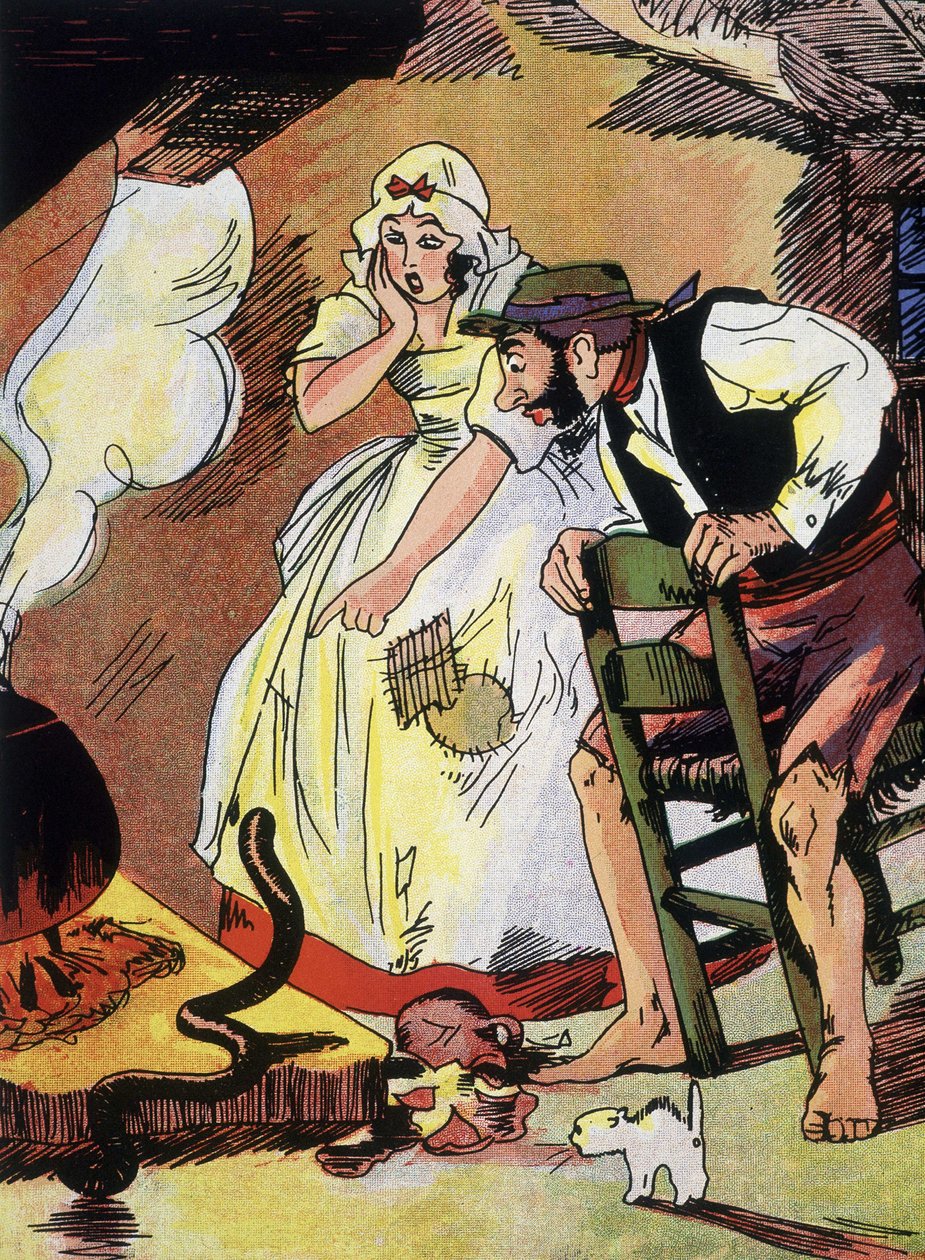 kolme toivetta - "Tales wirtten by Charles, 20. vuosisadan alussa (painettu) tekijältä Unknown Artist