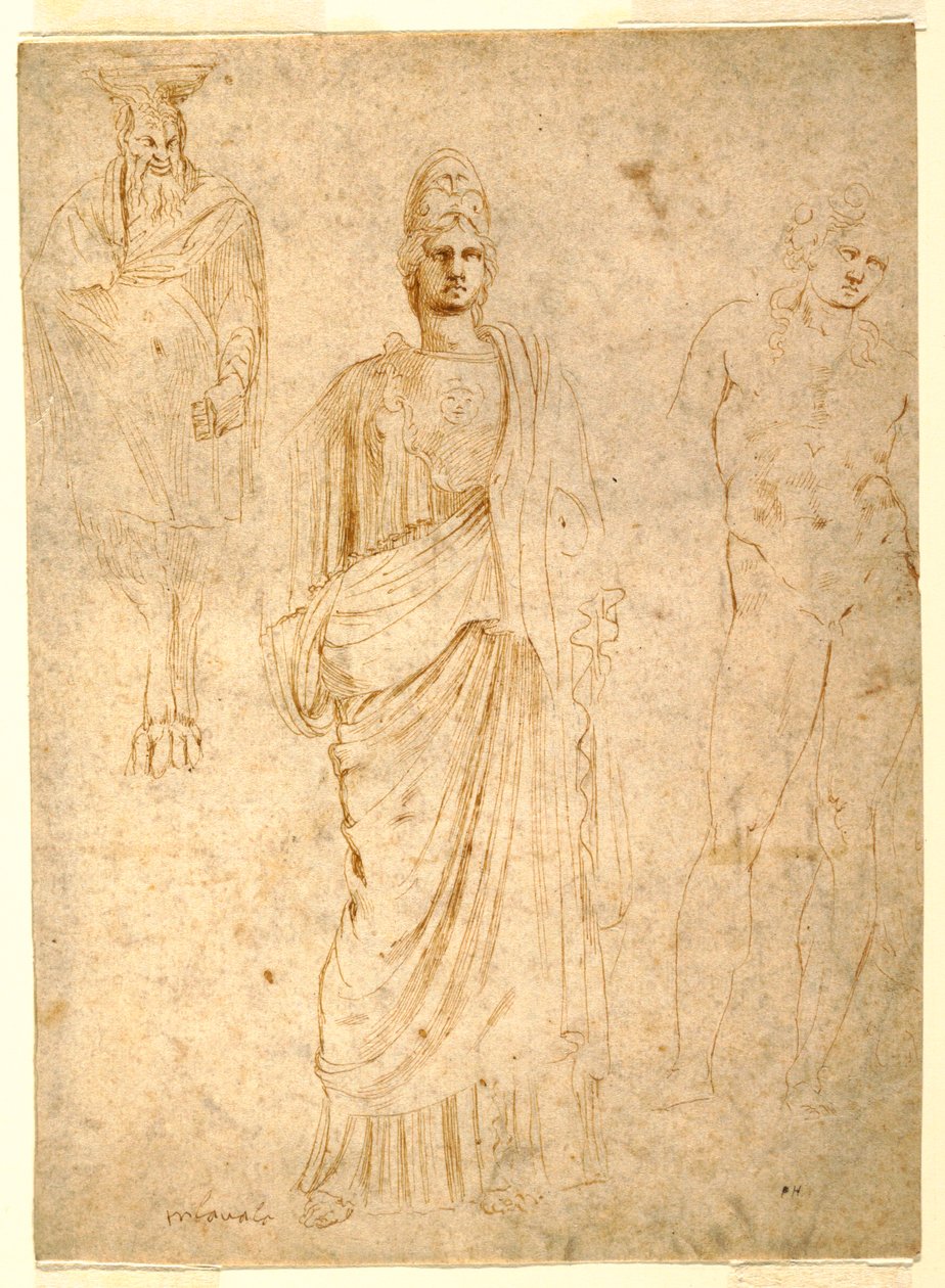 Piirros, Klassiset hahmot, n. 1550 tekijältä Unknown artistUnknown artist