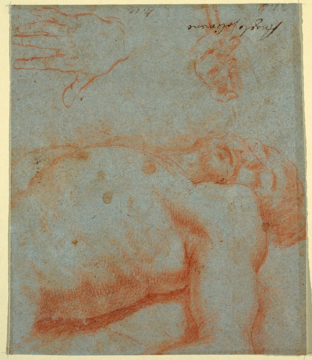 Piirros, Kuollut Kristus, 1700-luvun alku 1700-luvun alku. tekijältä Unknown artistUnknown artist