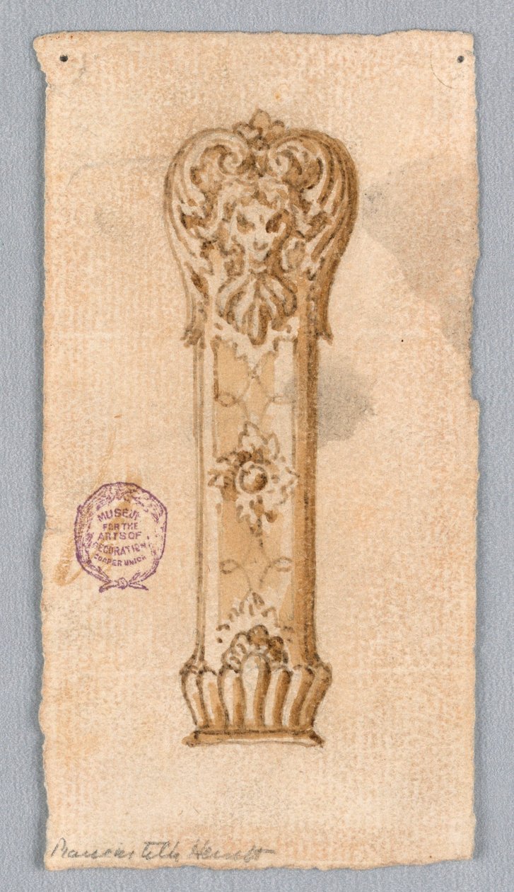 Piirustus, Design a Handle, 1700-1900-luku tekijältä Unknown artistUnknown artist
