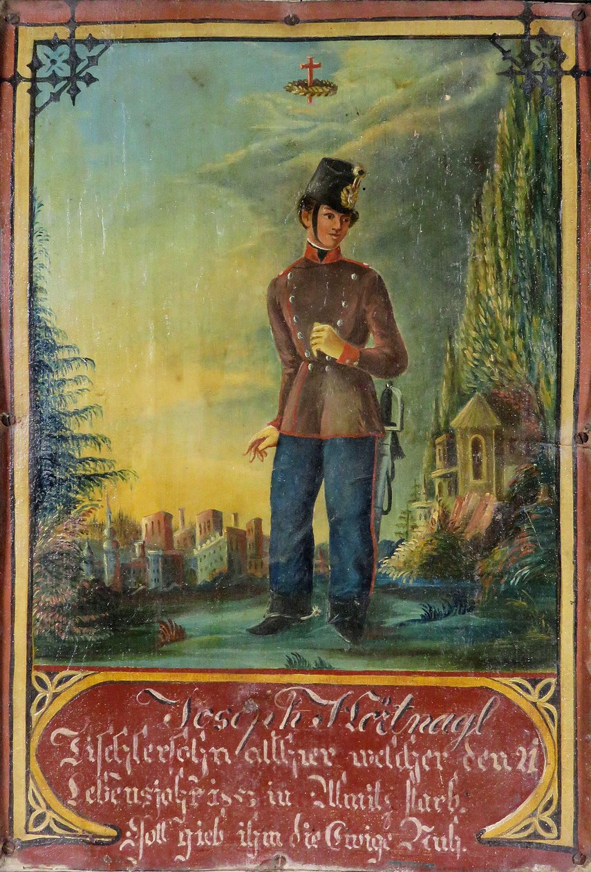 Joseph Hörtnaglin muistokuva 1853 tekijältä Unknown artistUnknown artist