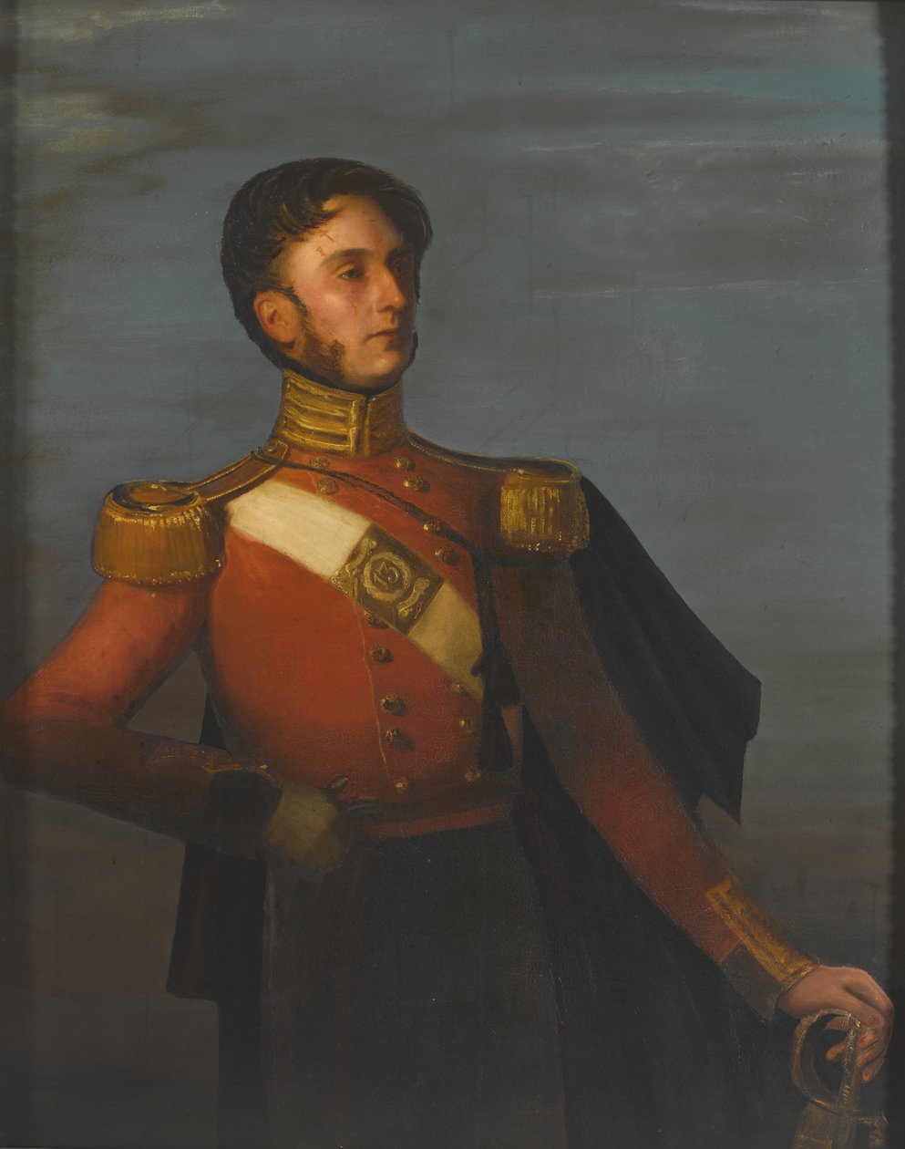 Bengalin syntyperäisen jalkaväen 13. kapteeni tekijältä Unknown artist