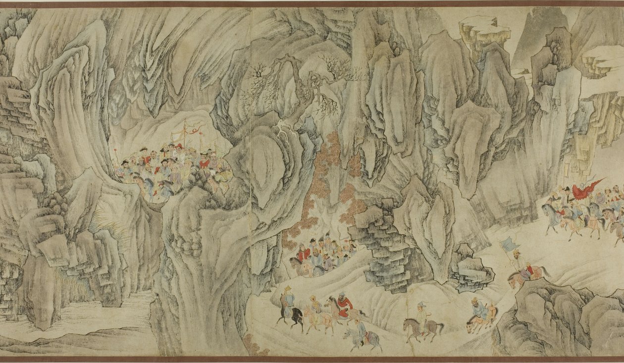 Metsästys taivaan vuorilla tekijältä Unknown artist