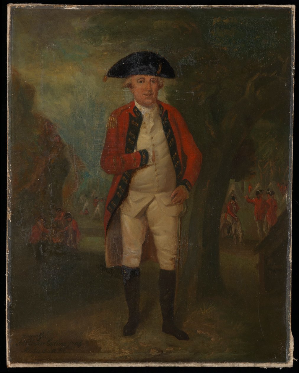 Muotokuva merijalkaväen kenraalimajuri Arthur Tooker Collinsista täydessä virkapuvussaan. tekijältä Unknown artist