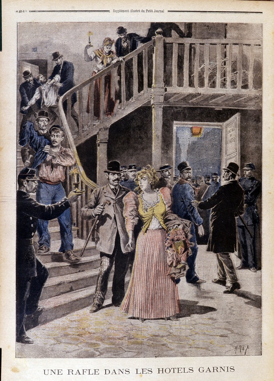 Yhteenveto hotelleista - "" Le Petit Journalissa" 8.4.1895 tekijältä Unknown artist