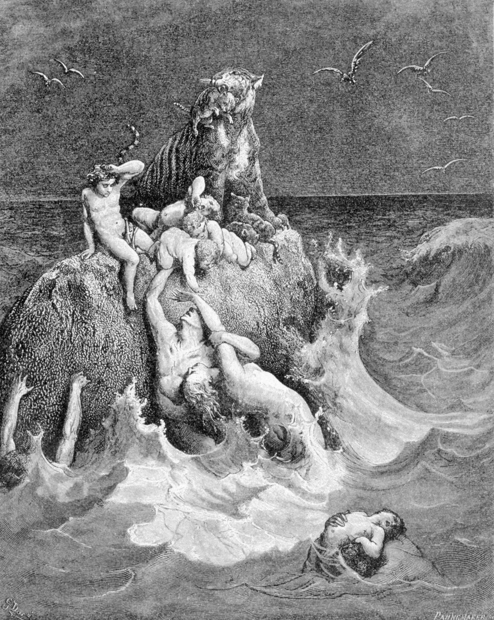 Kohtaus vedenpaisumuksesta, Genesis tekijältä Unknown artist