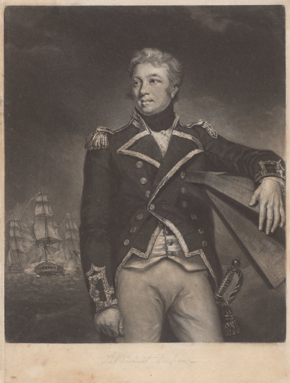 Amiraali Sir Philip Charles Henderson Calderwood Durham tekijältä Unknown artist