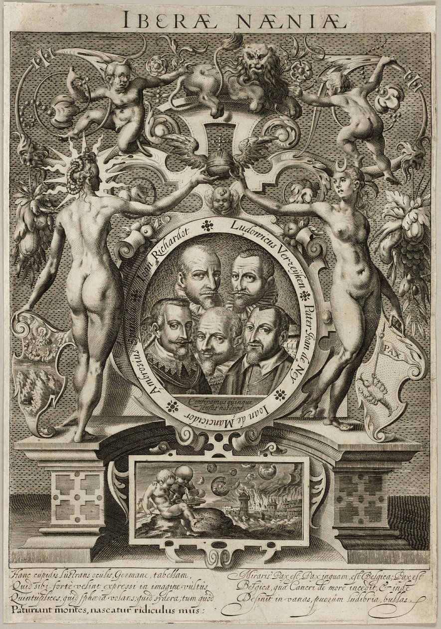 Allegoria Espanjan kanssa käytävien rauhanneuvottelujen turhuudesta tekijältä Unknown artist