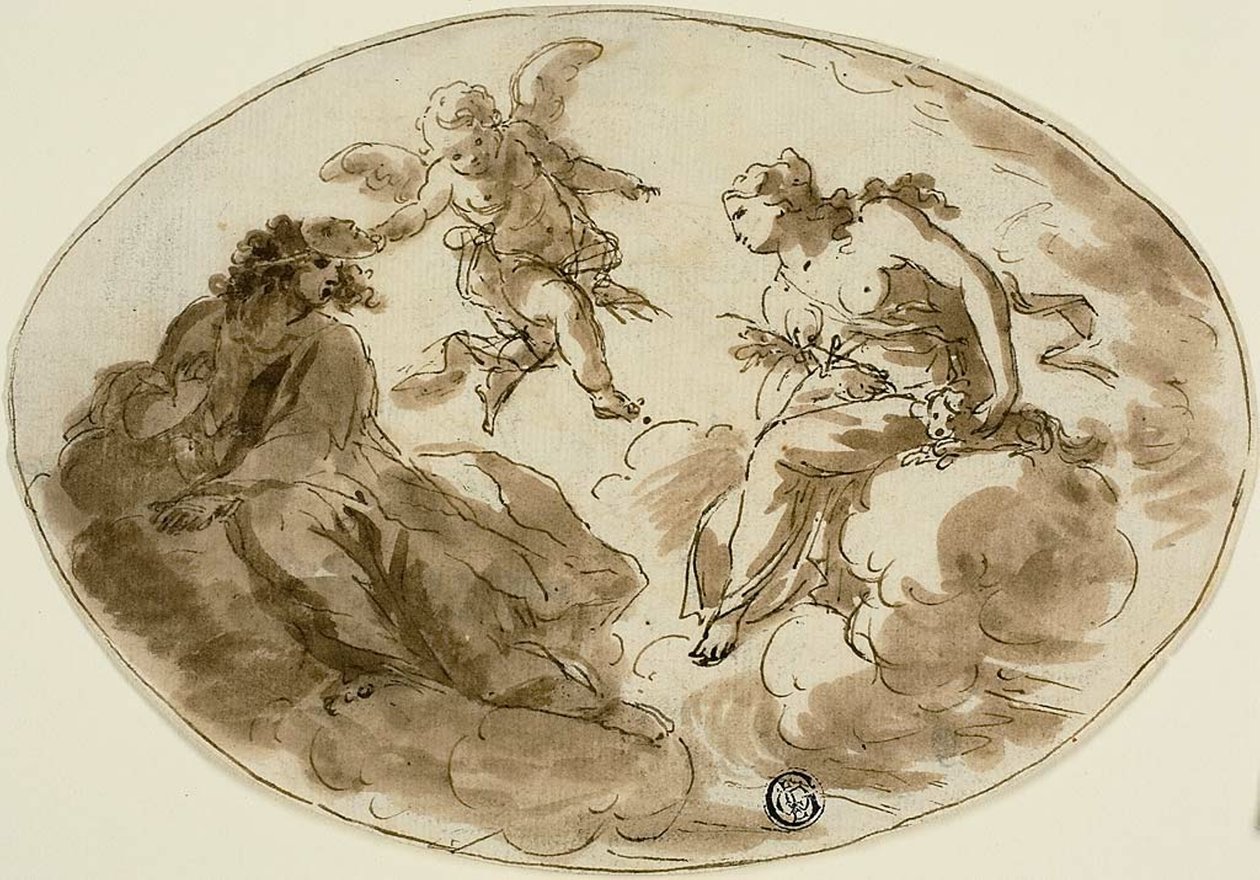 Allegoria naamioituneen hahmon kanssa tekijältä Unknown artist