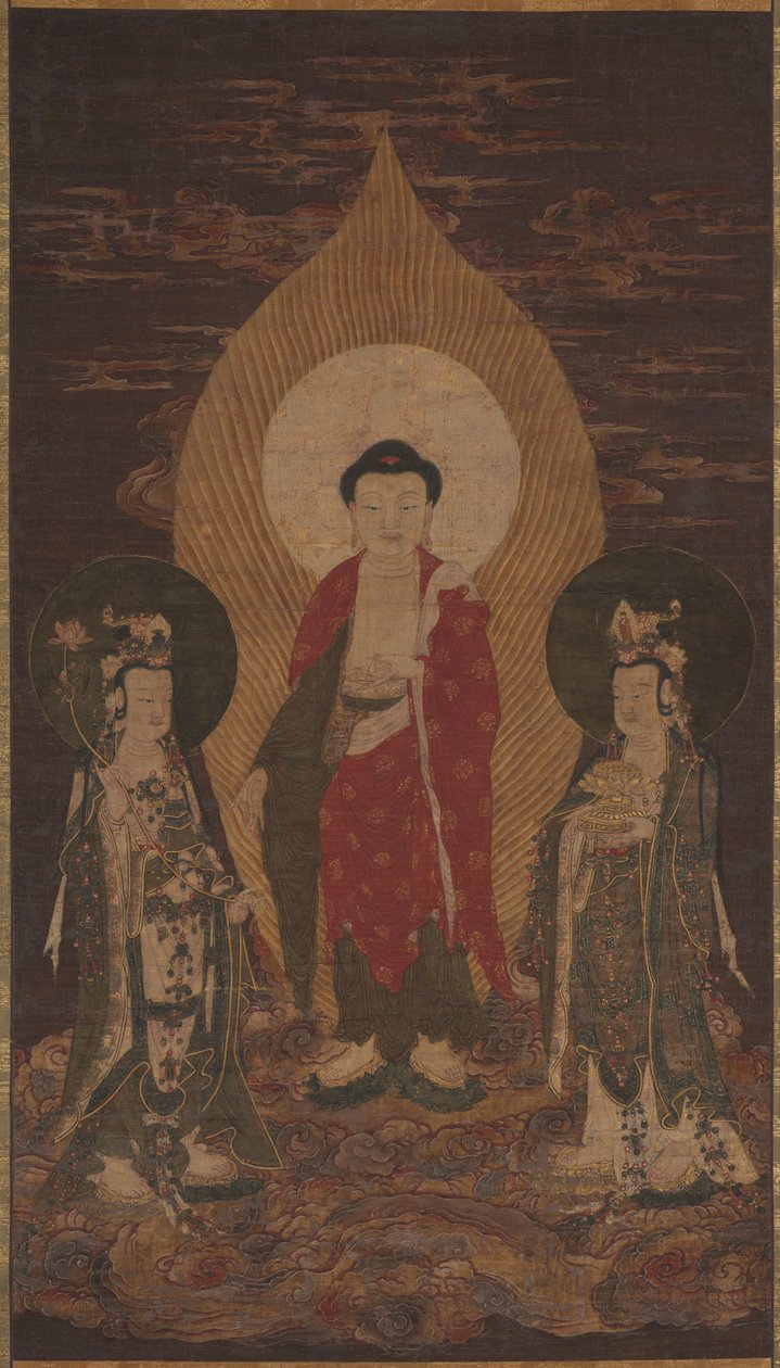 Amitābha Triad tekijältä Unknown artist