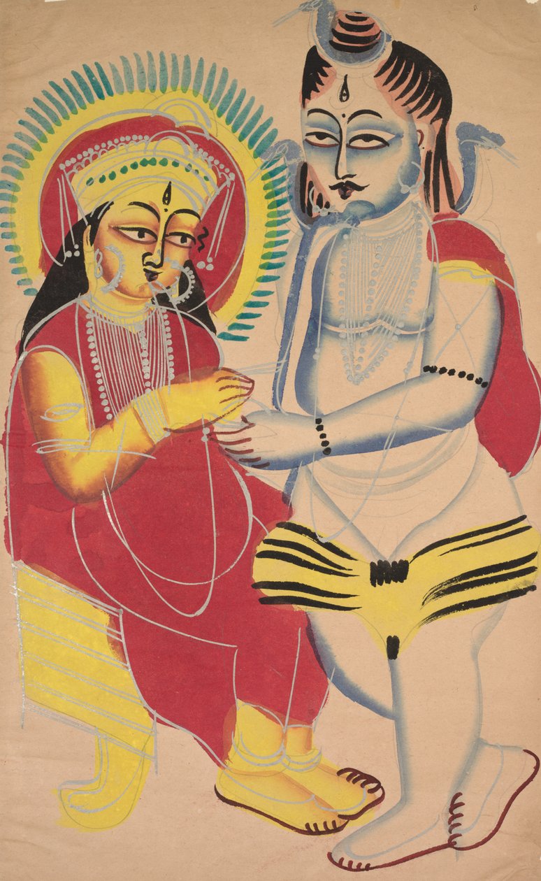 Annapurna ja Shiva tekijältä Unknown artist