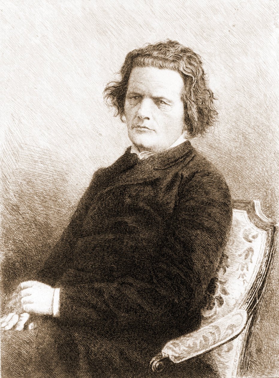 Anton Grigorjevitš Rubinstein. Venäläinen pianisti ja säveltäjä (Vykhvatintsy, lähellä Podolskia tekijältä Unknown artist