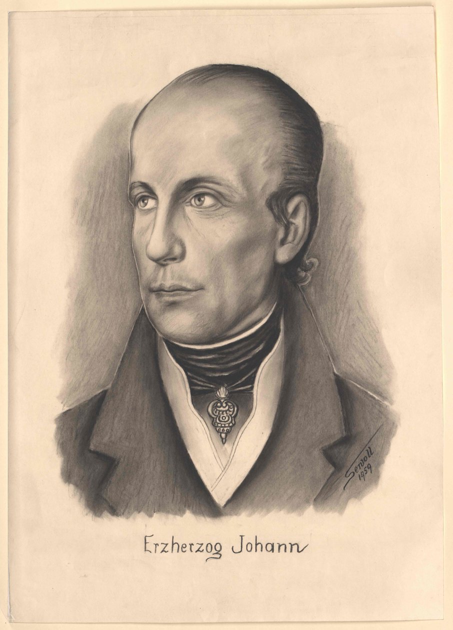 Itävallan arkkiherttua Johann (tulosta) tekijältä Unknown artist