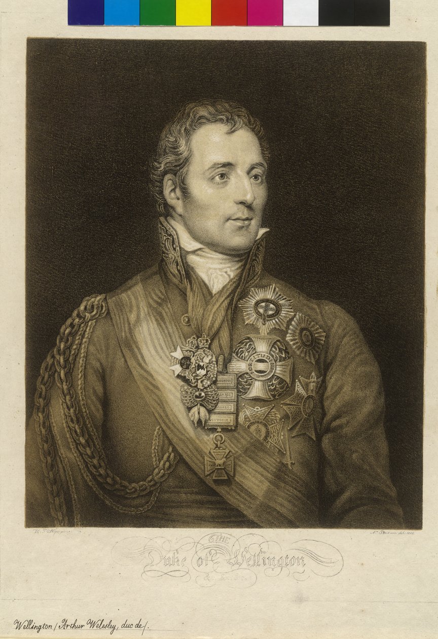 Arthur Wellesley, Wellingtonin herttua (painettu) tekijältä Unknown artist