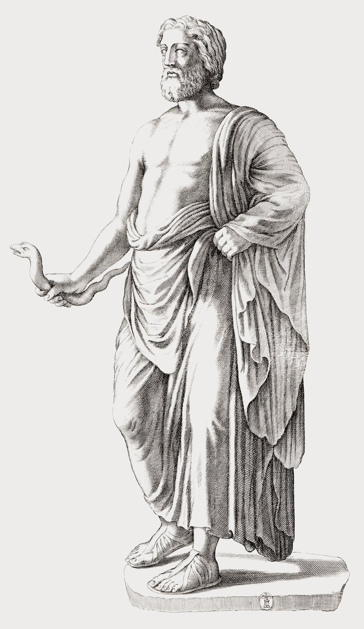 Asklepios. Muotokuva. tekijältä Unknown artist