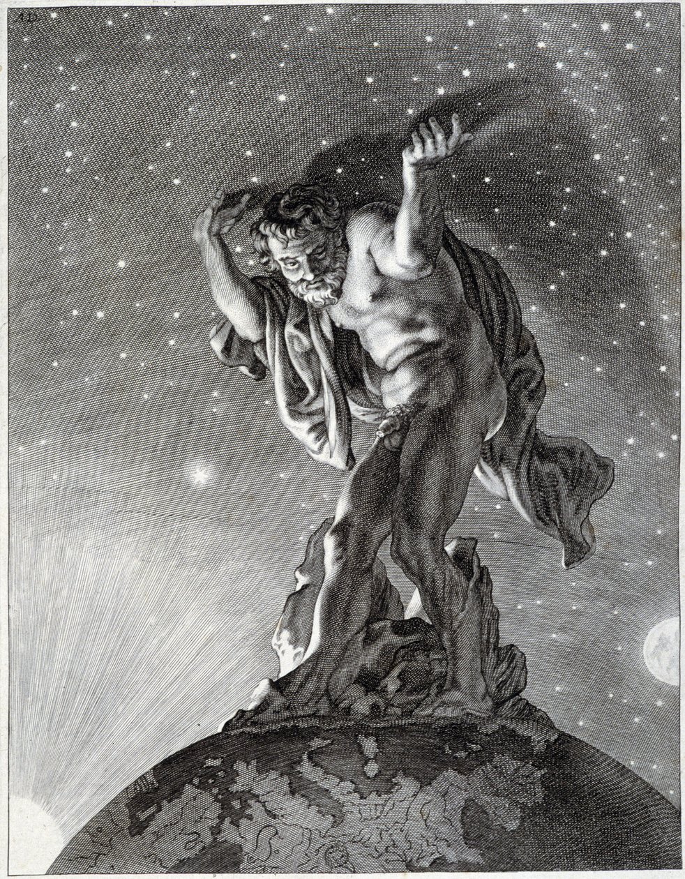 Atlas tukee taivasta. tekijältä Unknown artist