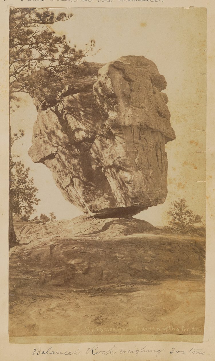 Balanced Rock. Jumalten puutarha tekijältä Unknown artist