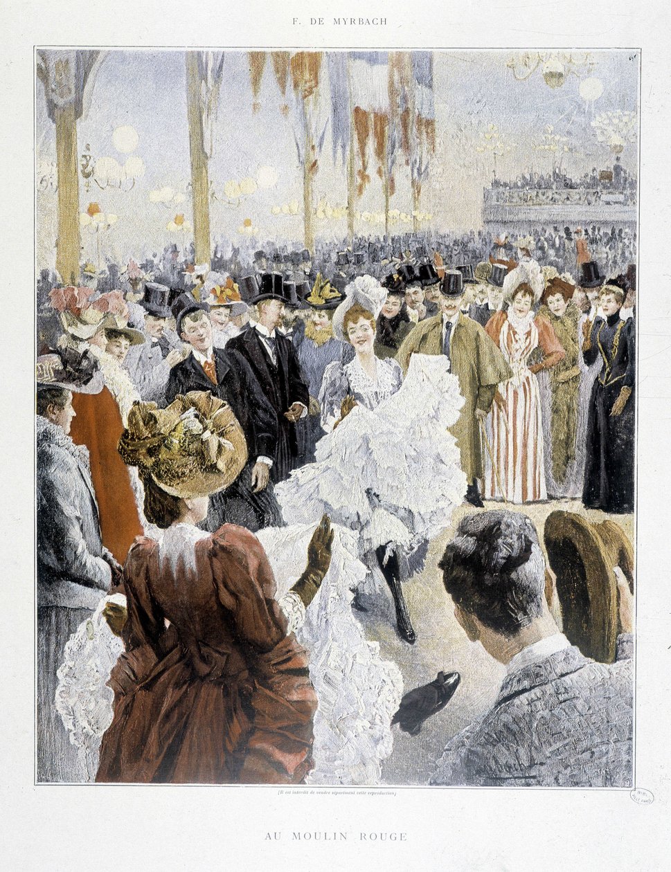 Ball Moulin Rougessa - "Paris Illustréssa" tekijältä Unknown artist
