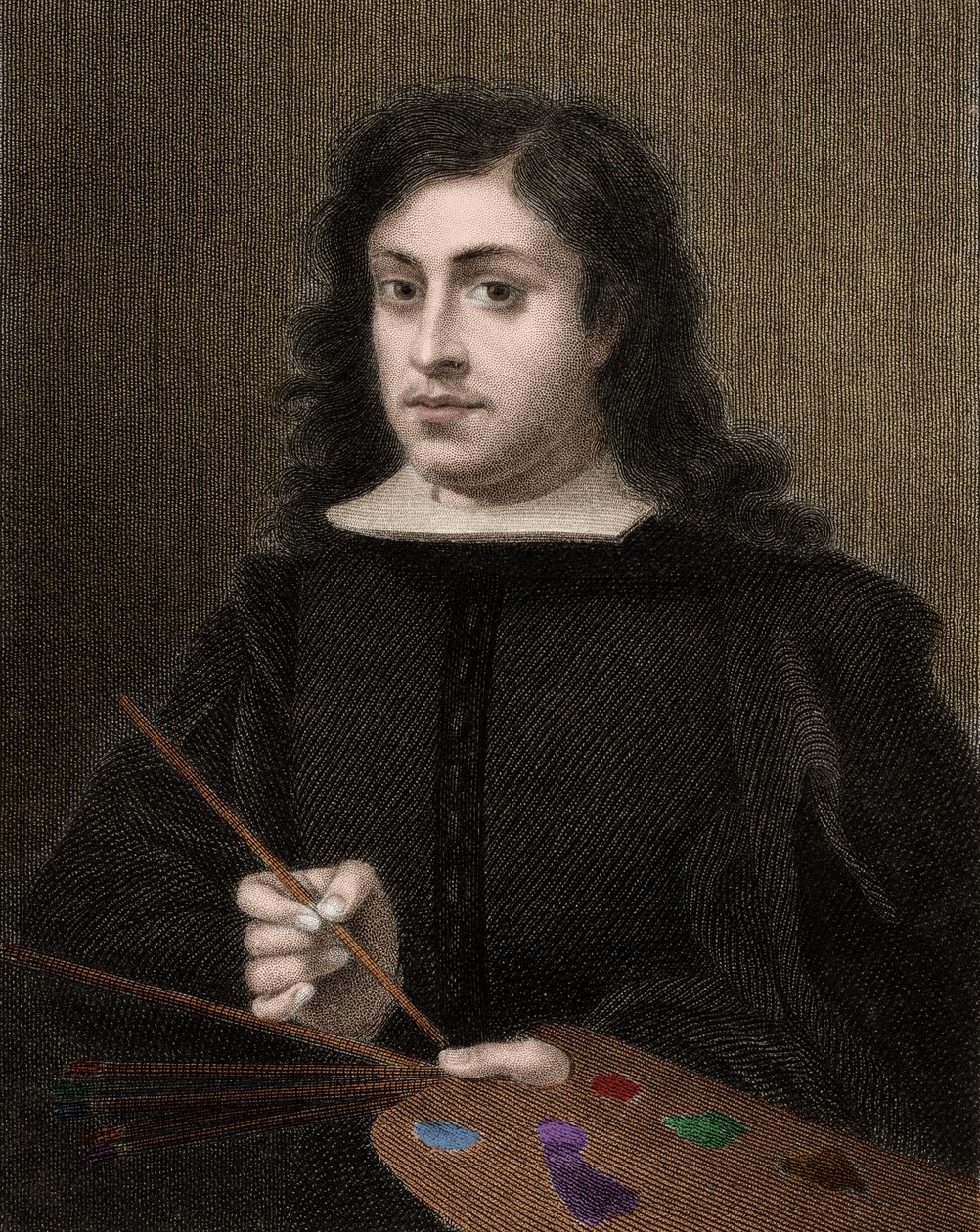 Bartolome Esteban Murillo c1618-1682 - kaiverrus - 1800-luku tekijältä Unknown artist
