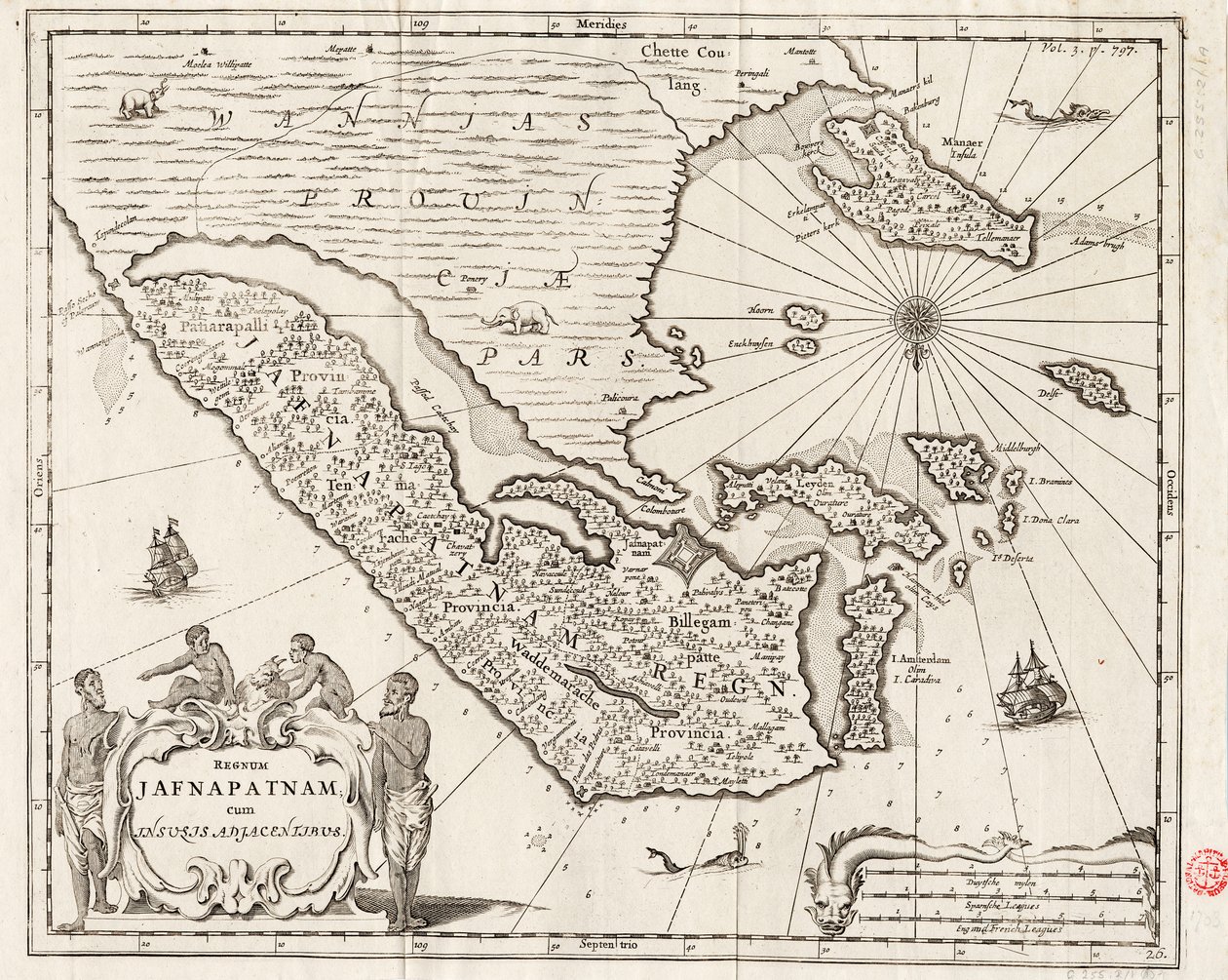 Bengalinlahti, noin 1660 (kaiverrus). tekijältä Unknown artist