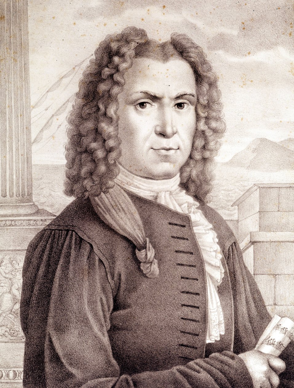 Benedetto Marcello (1686-1739) italialainen säveltäjä. tekijältä Unknown artist