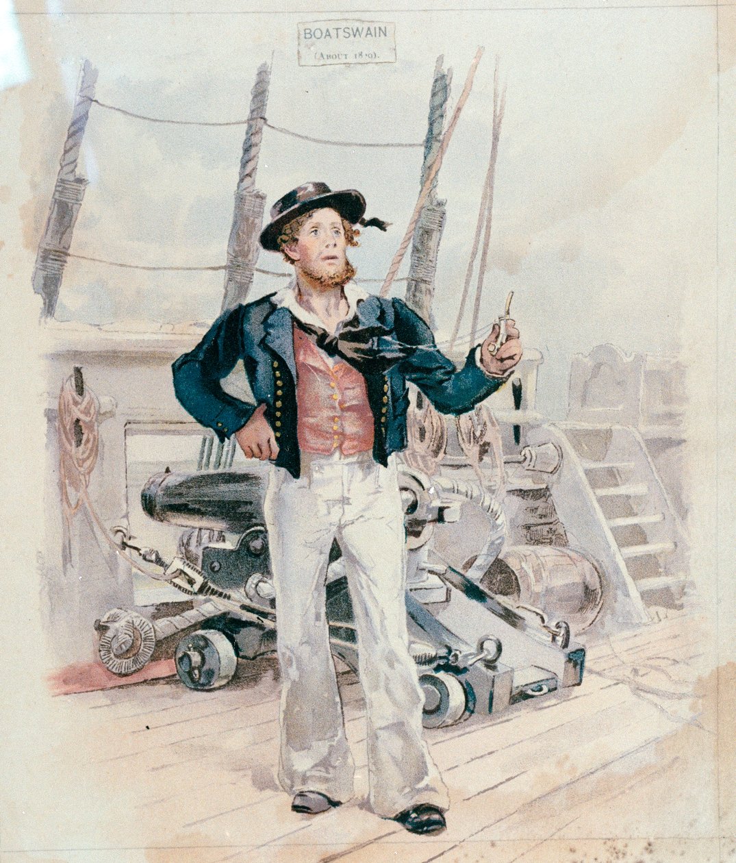 Venemies, noin 1820 (värillinen litografia). tekijältä Unknown artist