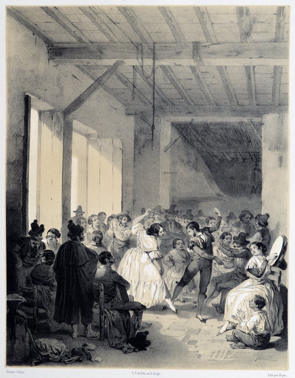 Bohemian Ball, "" Taiteellinen ja monumentaalinen Espanja Espanjan kuuluisista kohteista ja monumenteista"", kirjoittanut Don Genaro Perez de Villa tekijältä Unknown artist