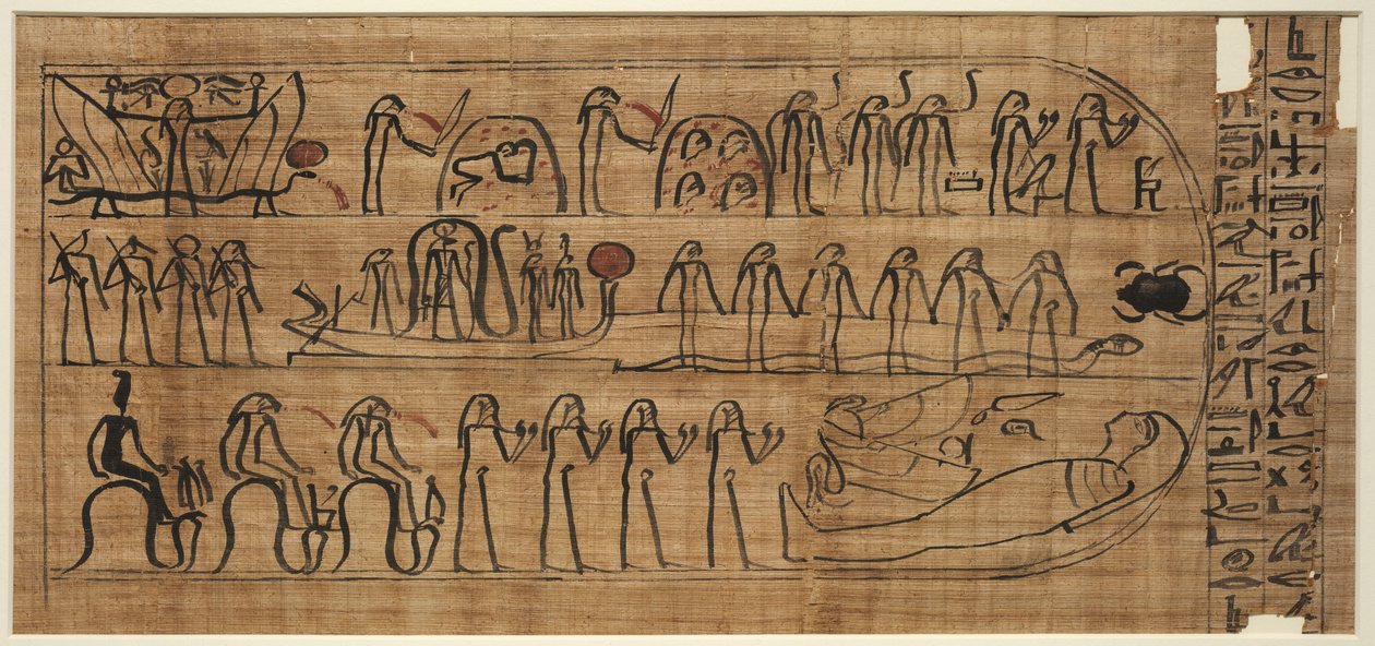 Buiruharmutin Amduatin kirja, jossa on osia kymmenestä - kahdestoista tuntiin tekijältä Unknown artist