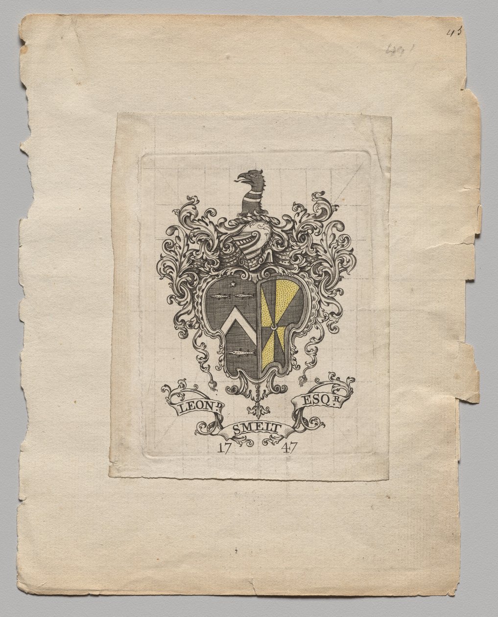 Kirjakilpi: Leonard Smelt, Esq. tekijältä Unknown artist