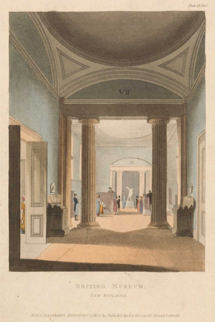 British Museum, uusi rakennus tekijältä Unknown artist