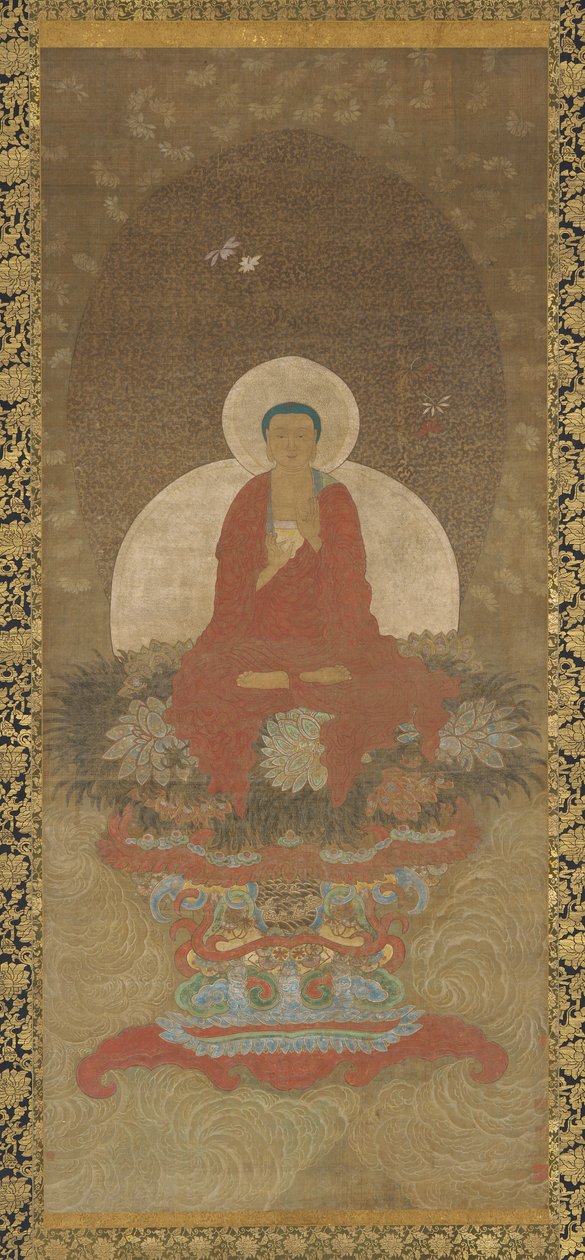 Buddha istui Kusan ruohomatolla tekijältä Unknown artist