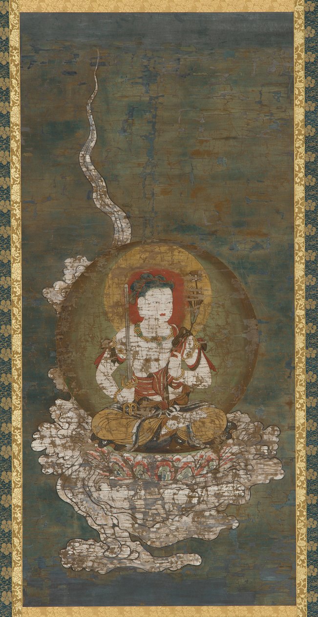 Buddhalainen jumaluus: Gokei Monju (Manjushri) tekijältä Unknown artist