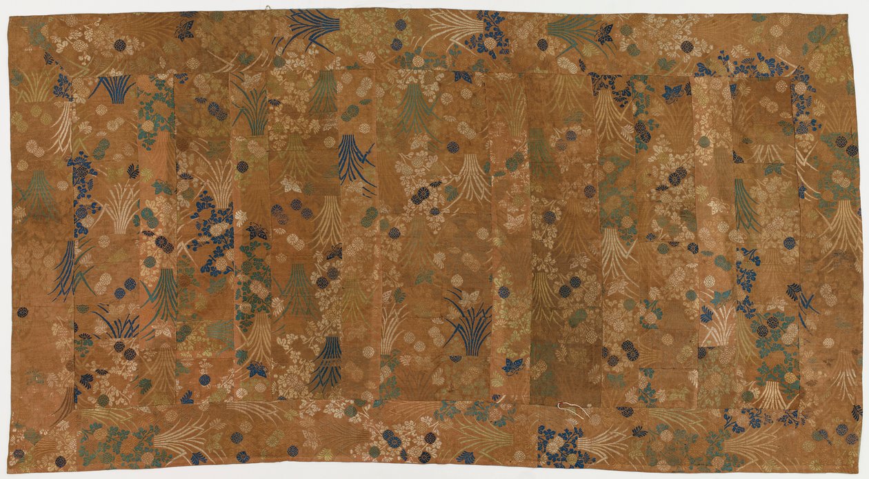 Buddhalainen munkin vaippa, joka on muotoiltu karaori Noh -viittasta tekijältä Unknown artist