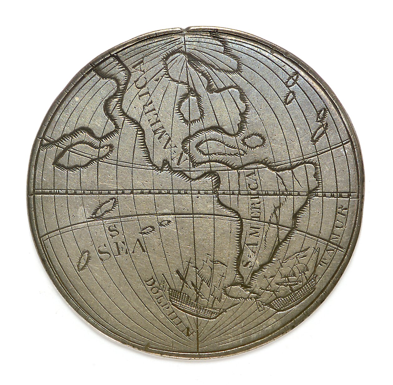 Byronin matka Kap Hornin ympäri 1764-1766; kääntöpuolella. tekijältä Unknown artist