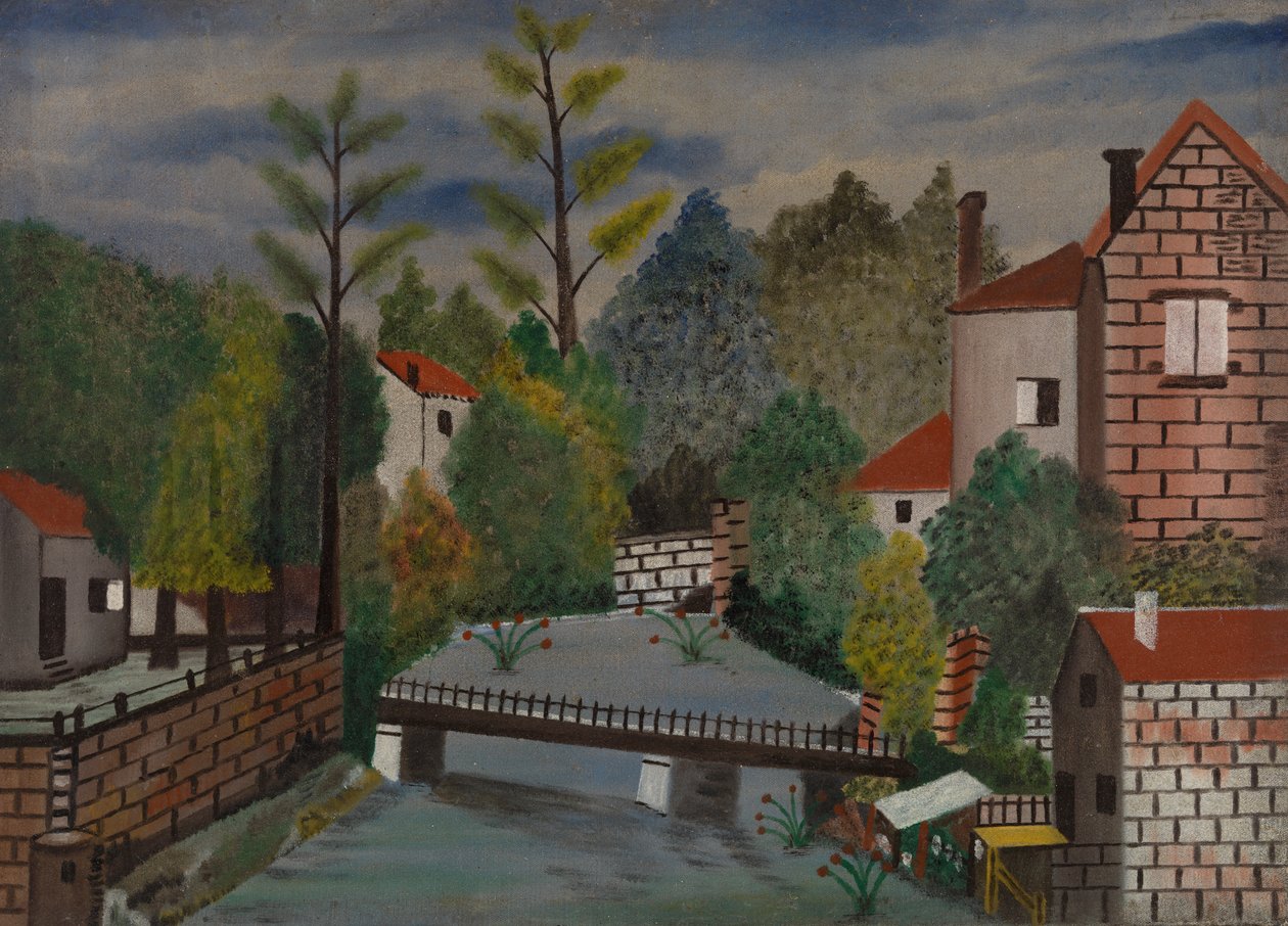 Kanava ja talot tekijältä Unknown artist