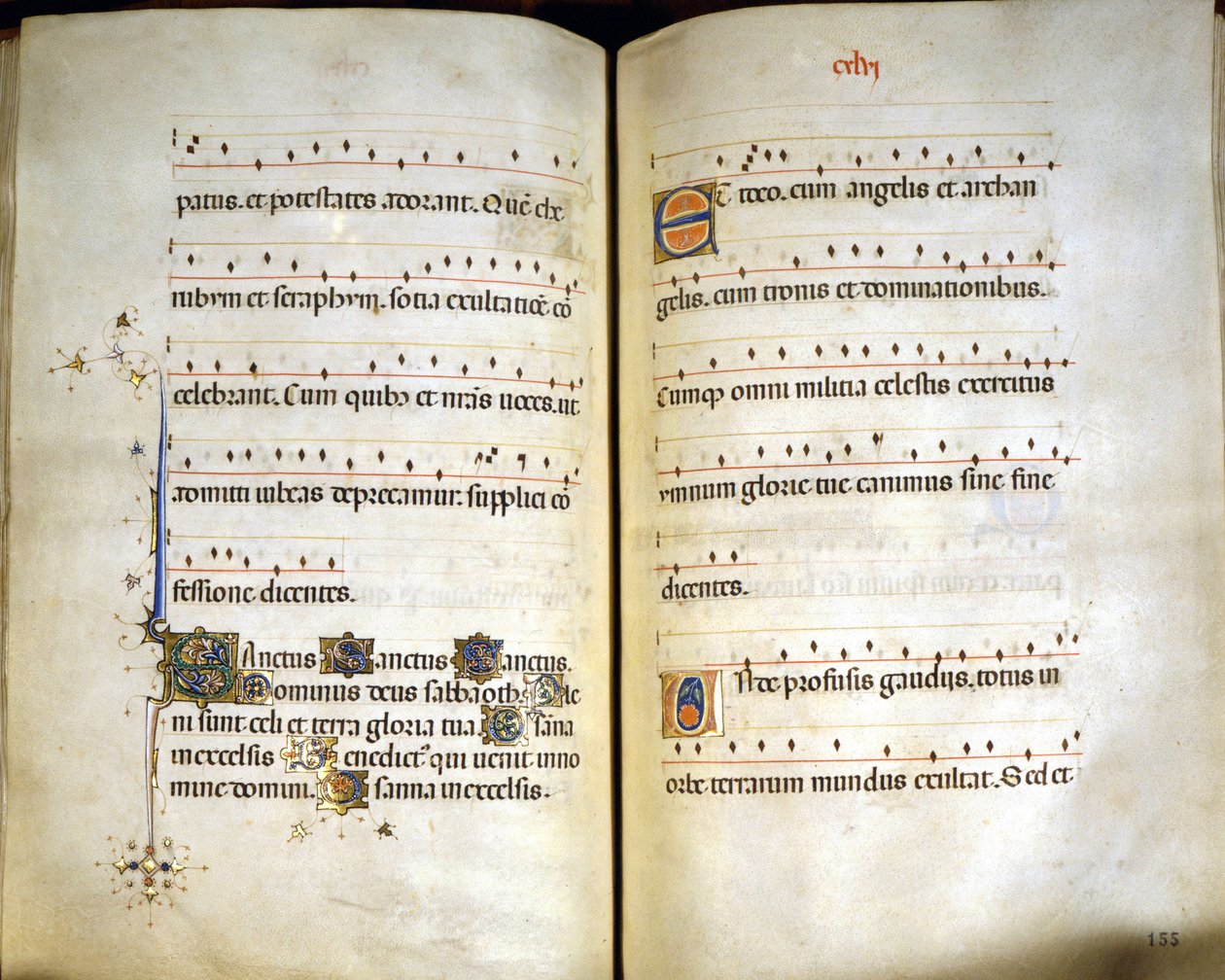 Viscontin messalin kaanoni "" SANCTUS"". tekijältä Unknown artist