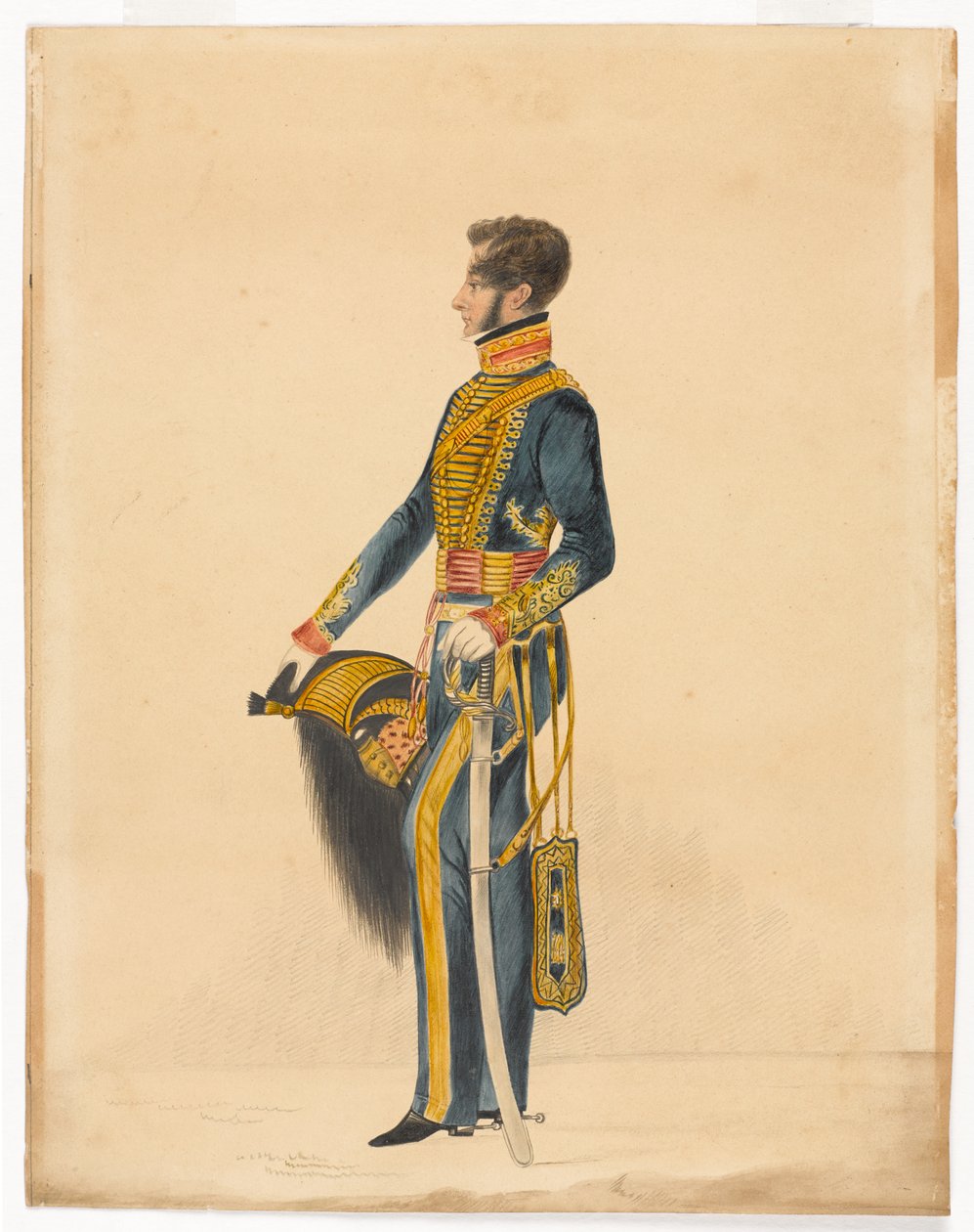Kapteeni William Brett, Bombay Horse Artillery tekijältä Unknown artist