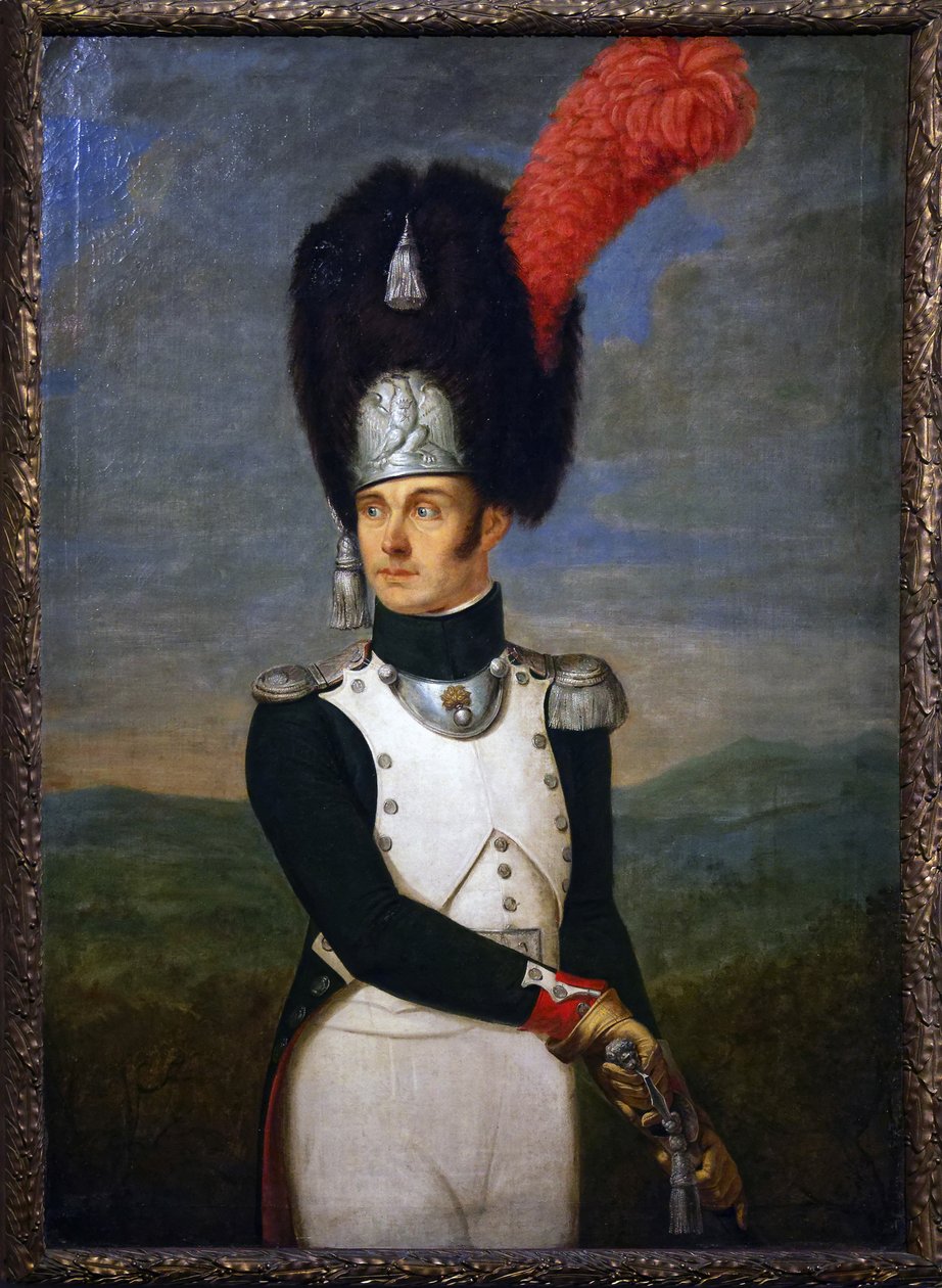 Italian kuninkaallisen kaartin grenadiereiden kapteeni, n. 1809 tekijältä Unknown artist