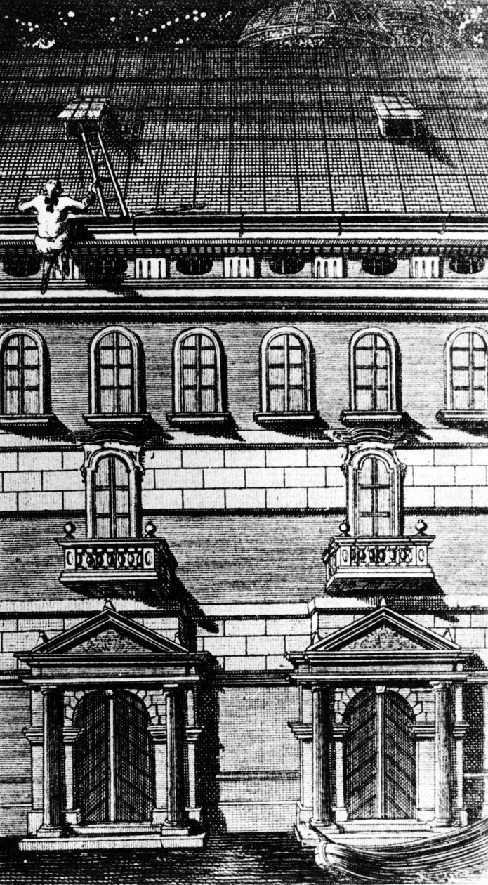 Casanovan pakeneminen Venetsian vankiloista - "" Historiasta pakooni Venetsian tasavallan vankiloista", Leipzig tekijältä Unknown artist