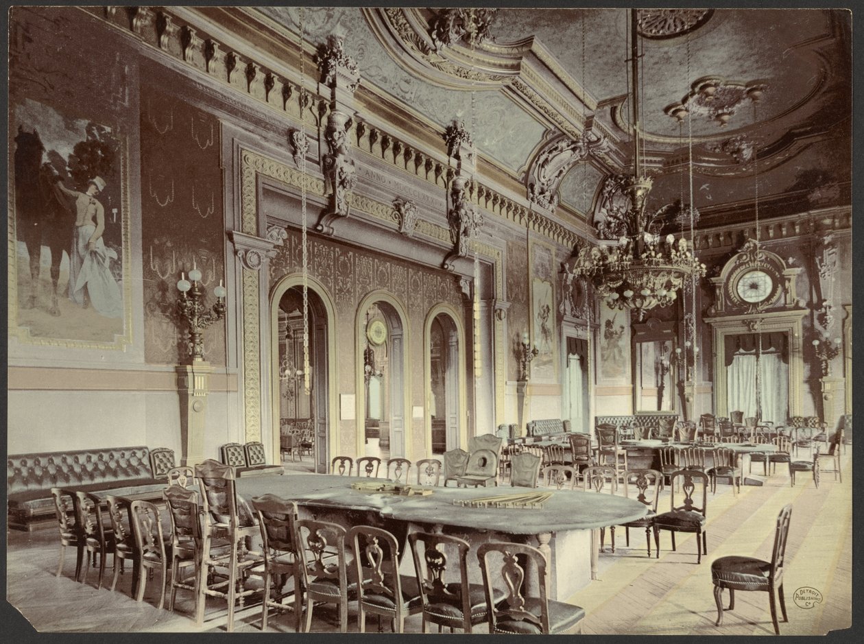 Kasino - Monte Carlo, "Trente et Quarante" -sali tekijältä Unknown artist