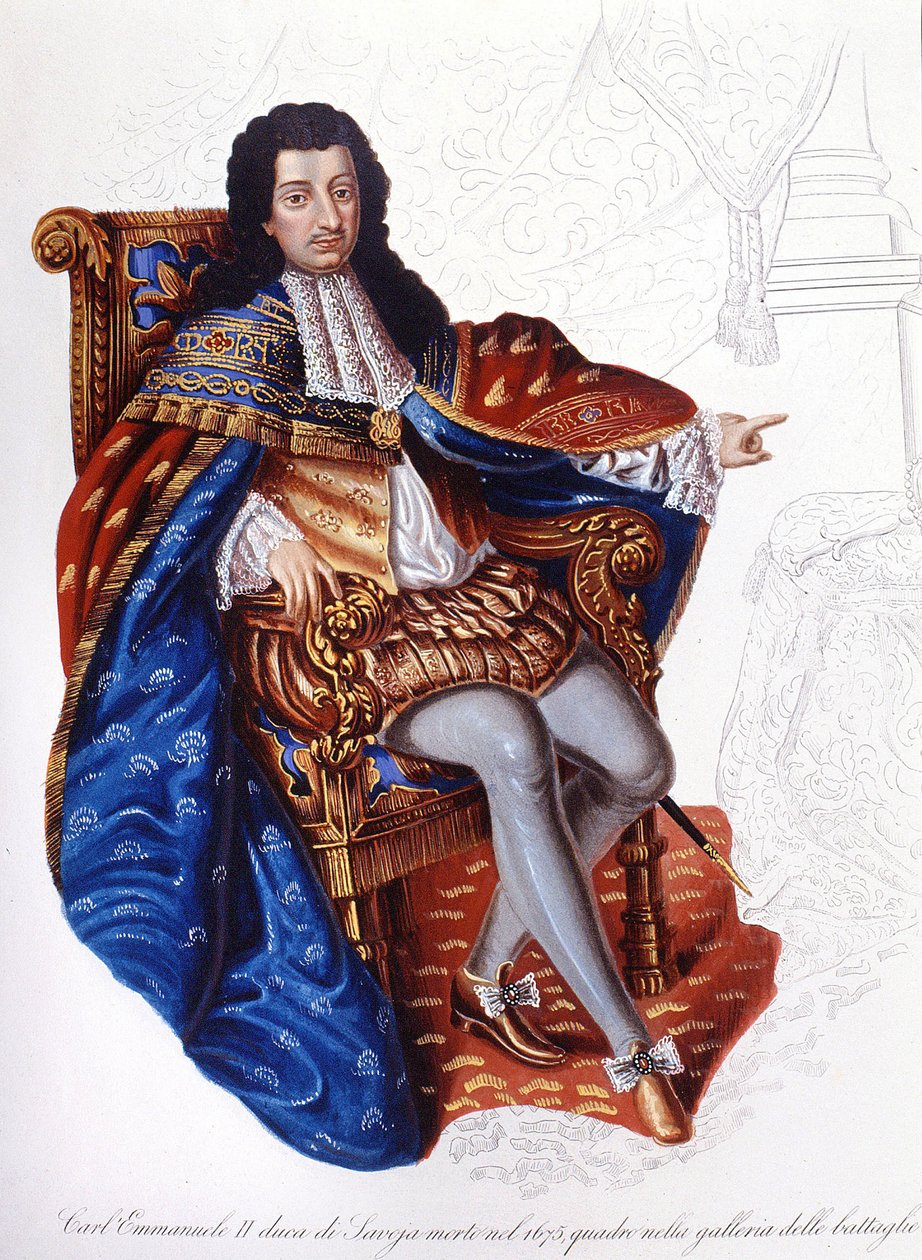 Charles Emmanuel II (1634-1675), Savoian herttua. tekijältä Unknown artist