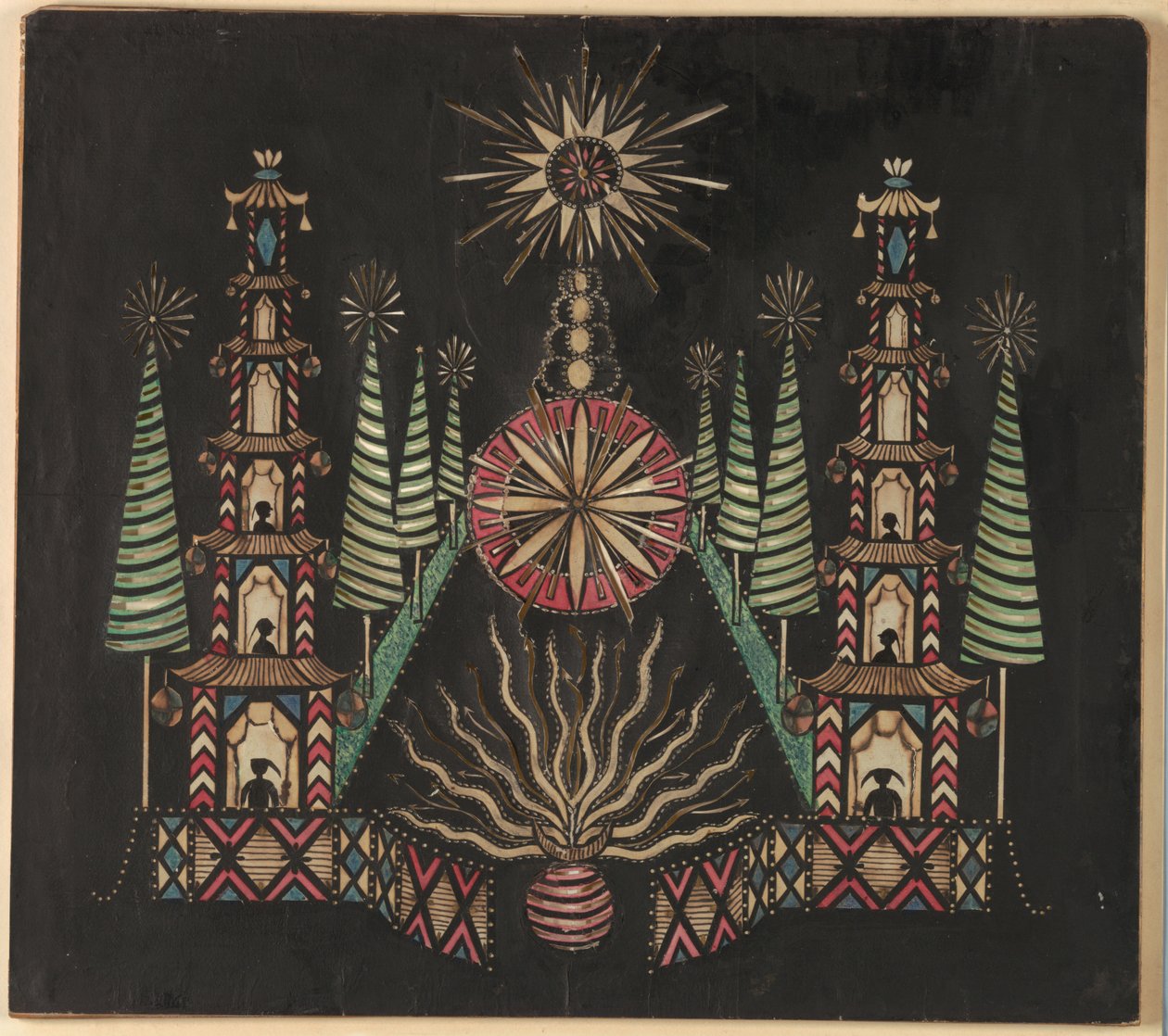 Kiinalainen puutarha tekijältä Unknown artist