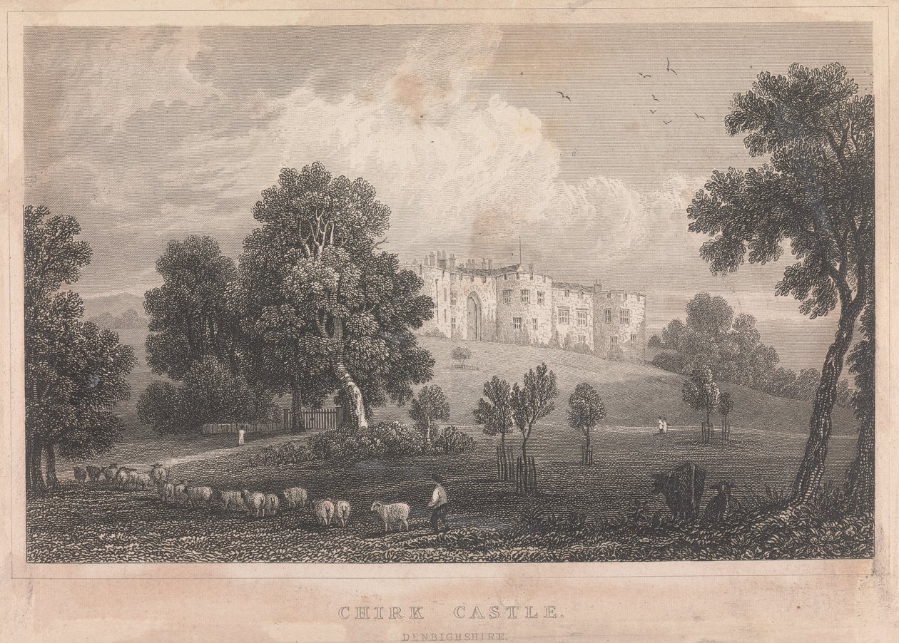 Chirk Castle, Denbighshire; sivu 67 (Nide 1) tekijältä Unknown artist