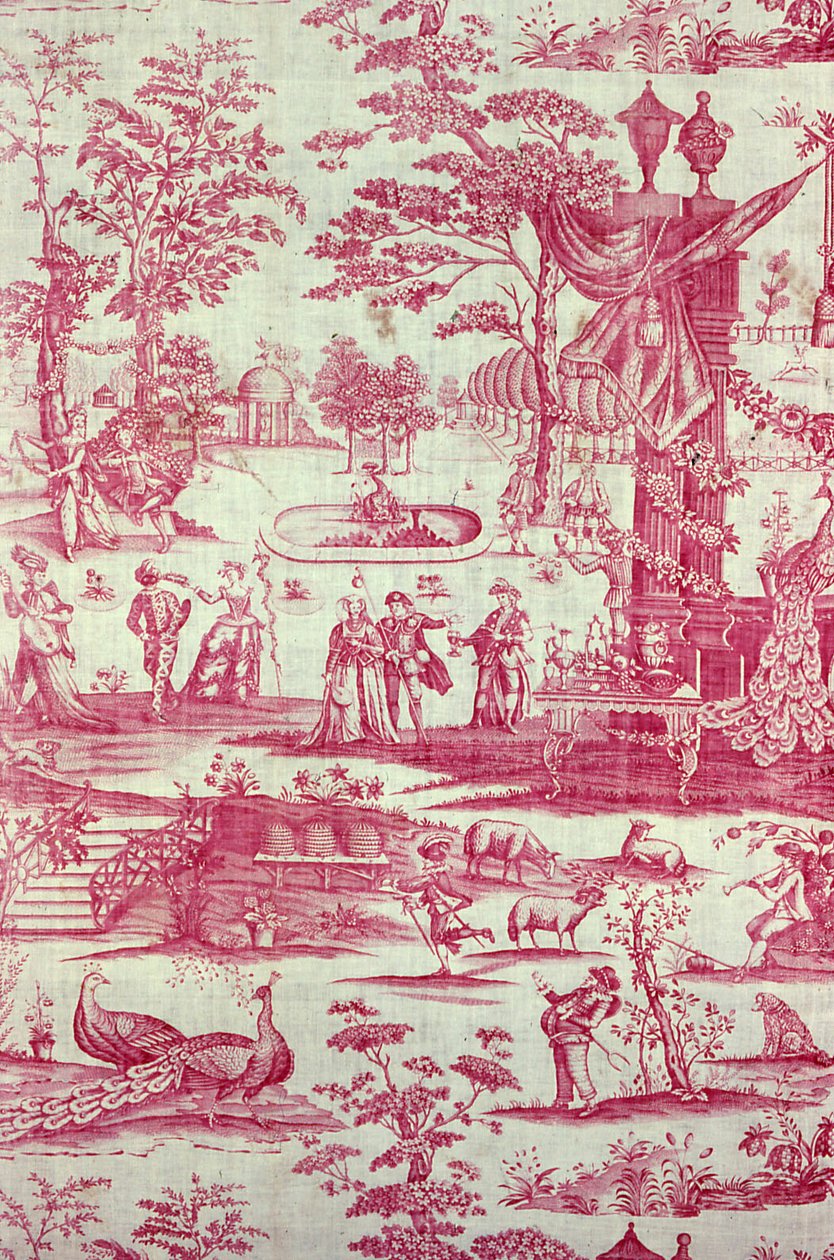 Commedia del Arte (sisustuskangas) tekijältä Unknown artist