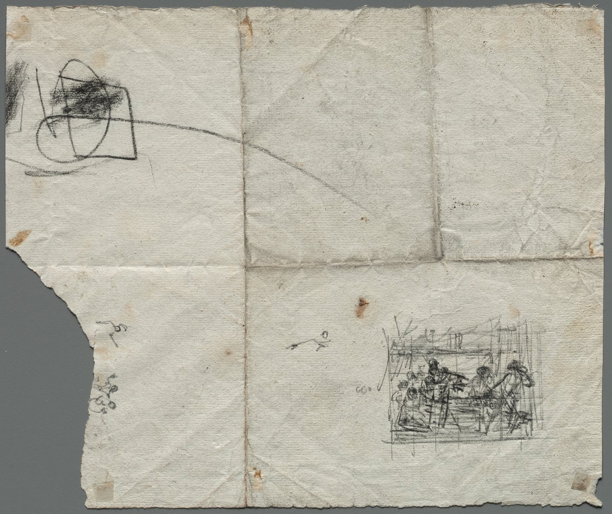 Sävellysluonnoksia Rafaelin ja muiden taiteilijoiden mukaan (käänteinen) tekijältä Unknown artist