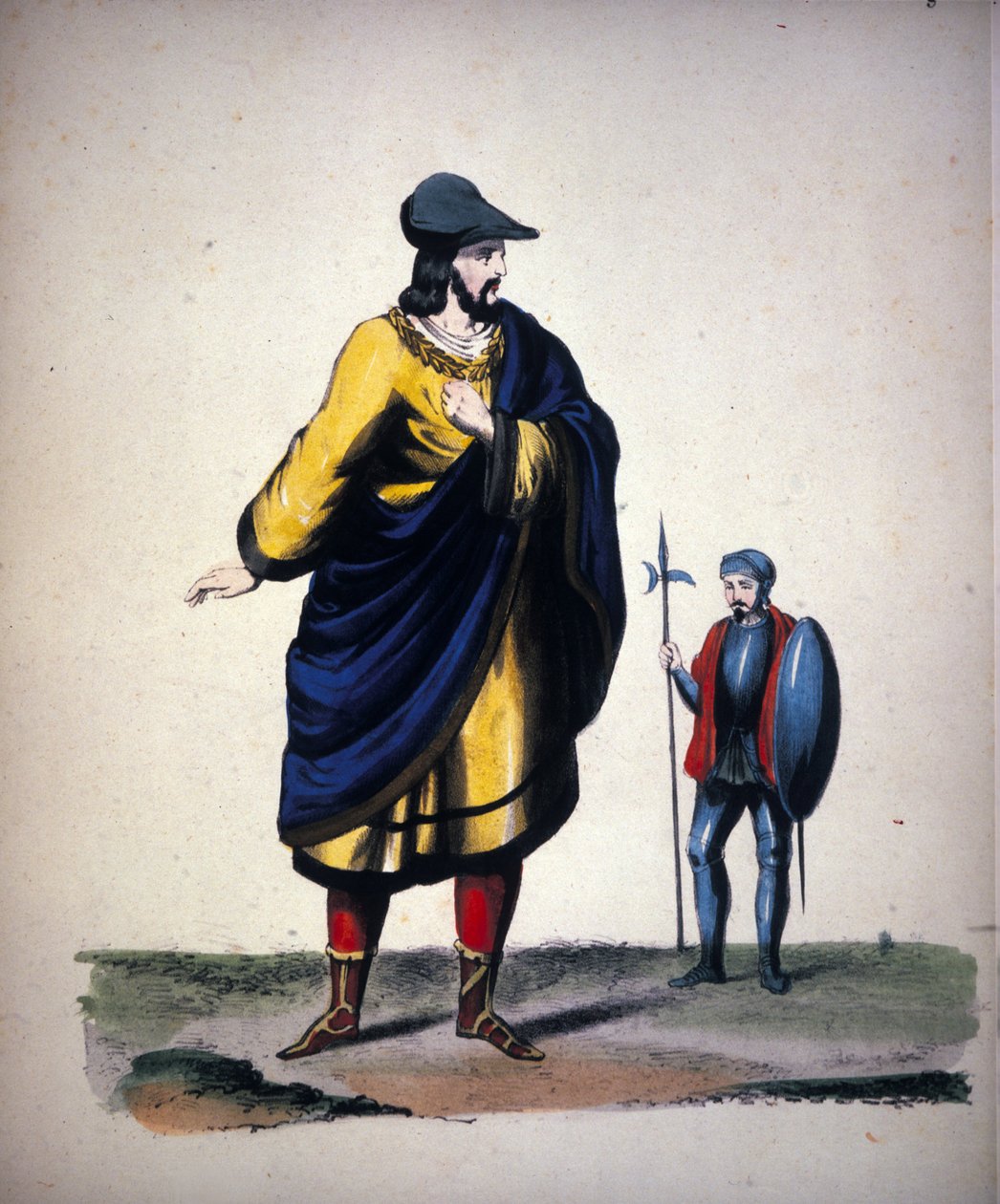 Kreivi di Lunan puku italialaisen säveltäjän Giuseppe Verdin (1813-1901) oopperaan "" Il Trovatore "" (Le Ferre) tekijältä Unknown artist