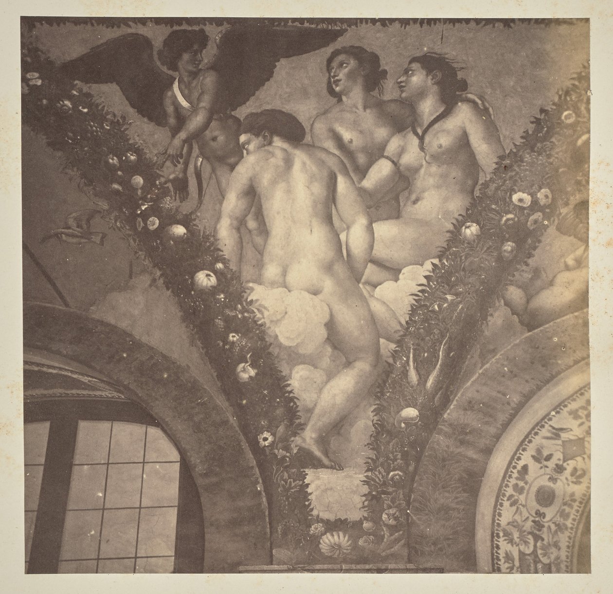 Cupido näyttää Psyken kolmelle armolinnalle. tekijältä Unknown artist